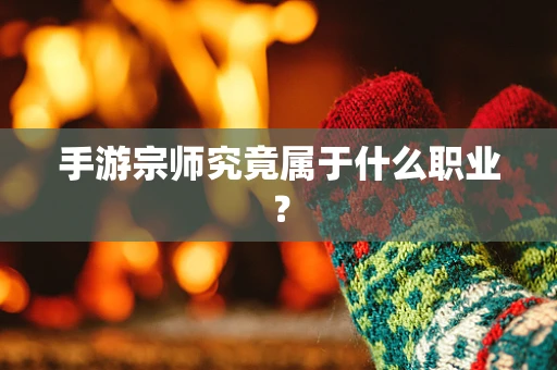 手游宗师究竟属于什么职业？