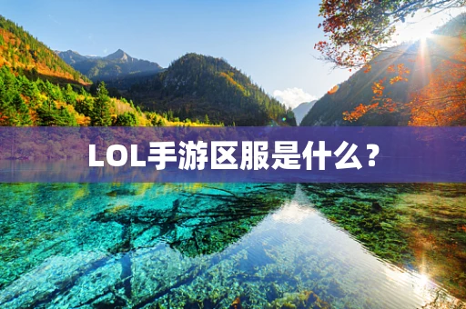 LOL手游区服是什么？