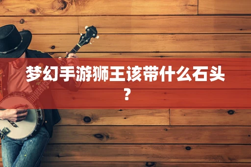 梦幻手游狮王该带什么石头？