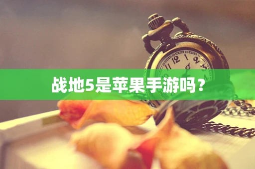 战地5是苹果手游吗？