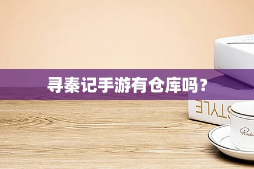 寻秦记手游有仓库吗？