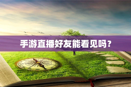 手游直播好友能看见吗？