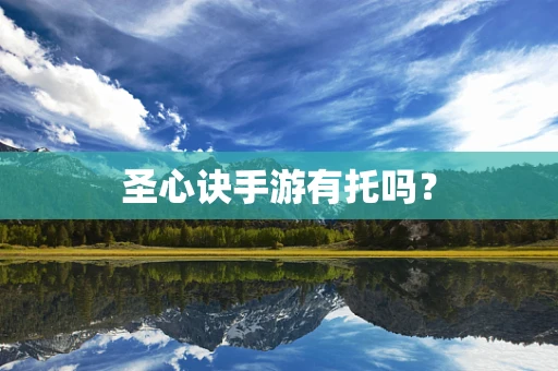 圣心诀手游有托吗？