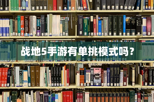 战地5手游有单挑模式吗？