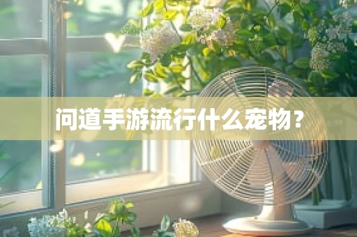 问道手游流行什么宠物？