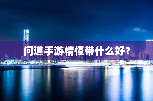 问道手游精怪带什么好？