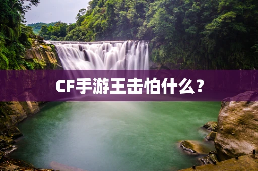 CF手游王击怕什么？
