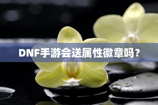 DNF手游会送属性徽章吗？