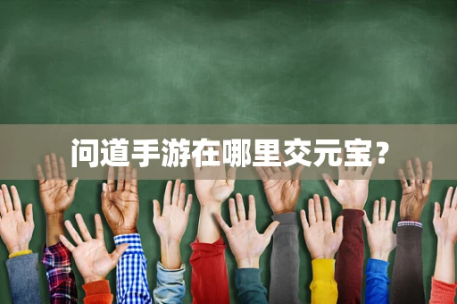 问道手游在哪里交元宝？