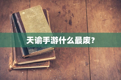 天谕手游什么最废？