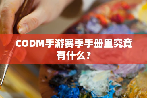 CODM手游赛季手册里究竟有什么？