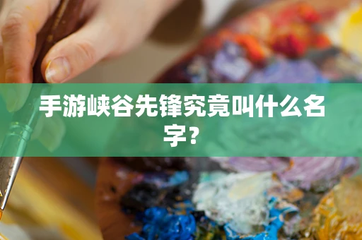 手游峡谷先锋究竟叫什么名字？