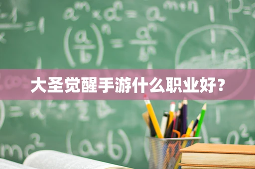 大圣觉醒手游什么职业好？
