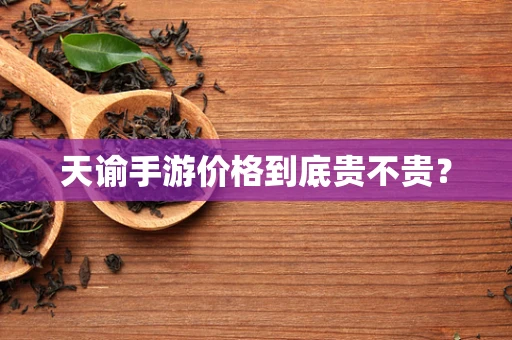 天谕手游价格到底贵不贵？