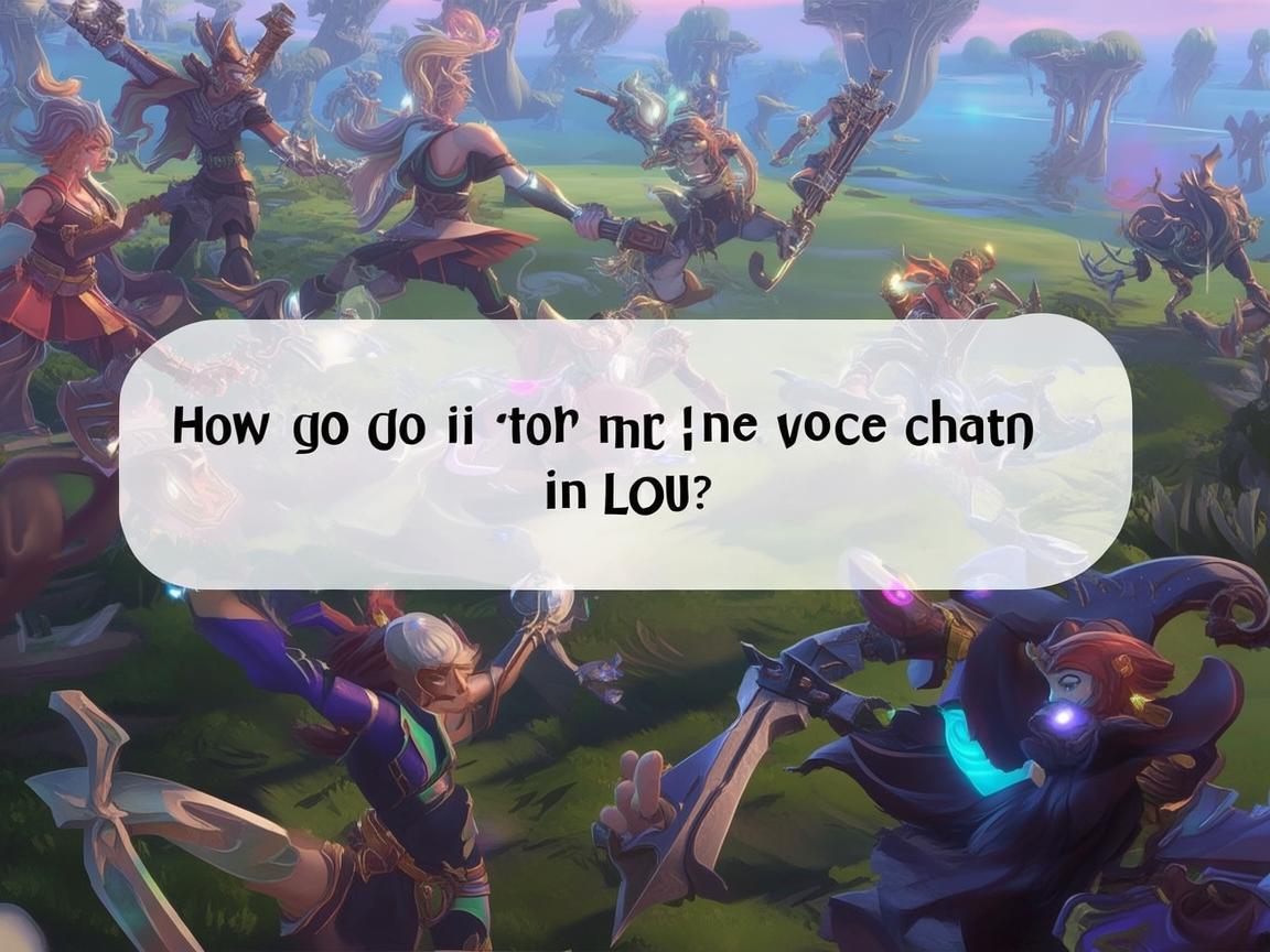 手游LOL到底怎么开语音？